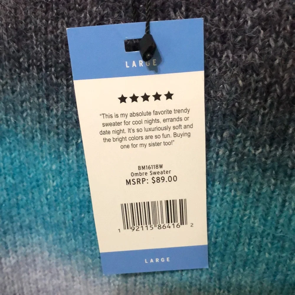 🦄HOST PICK!🦄BB Dakota Tri Color Sweater - Picture 6 of 12